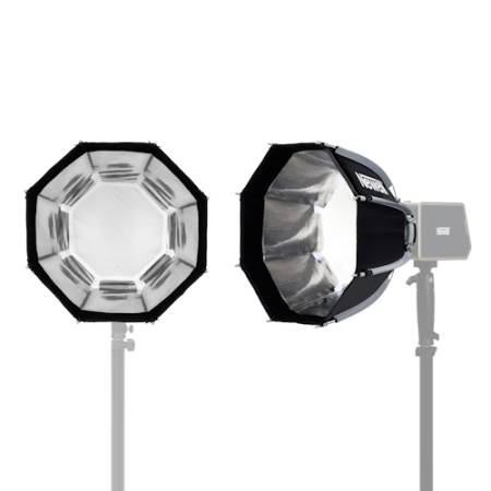 Newell NL4810 - softbox oktagonalny 30 cm, mocowanie Mini Bowens FM_Przykład użycia / Softbox z boku i z przodu_3